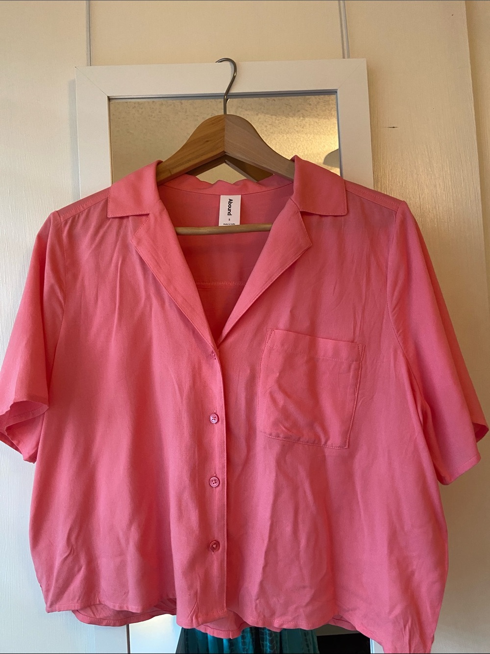 Abound Pink Collared Button Shirt